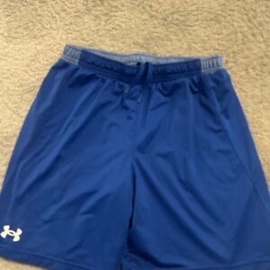 Under Armour Youth XL Blue Athletic Shorts